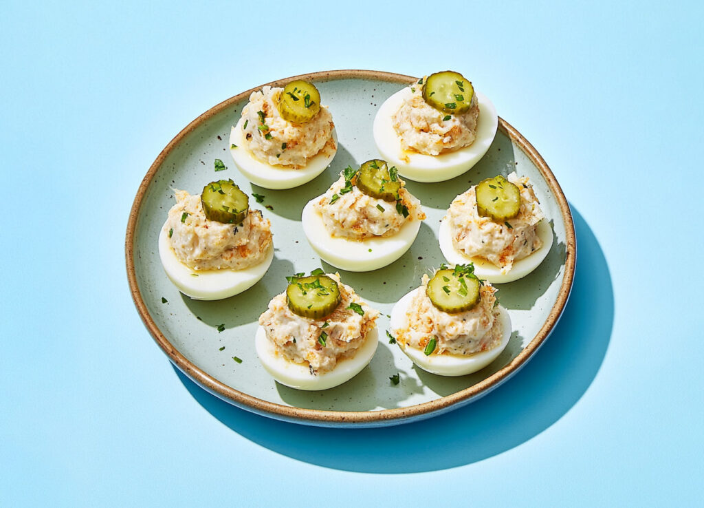 Smoked/Cured Fish Deviled Eggs