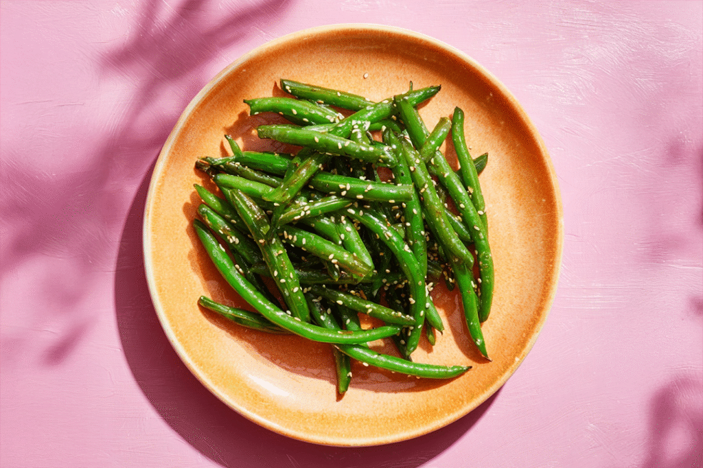 Sesame-Glazed Green Beans