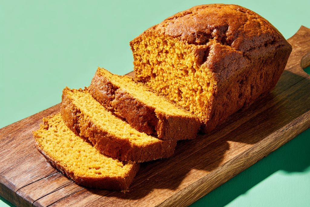 Brown Butter Bourbon Pumpkin Bread